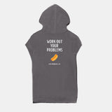 Athletic Club No-Sleeve Hooded // Hand-Dyed Exclusive