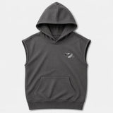 Kick It No-Sleeve Hooded // Hand-Dyed Exclusive