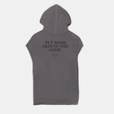 Nudist Club No-Sleeve Hooded // Hand-Dyed Exclusive
