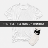 1 FRESH TEE EVERY MONTH // JERSEY + SOCKS