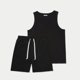 The Bundle // Tank & Slim Short // Black