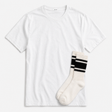 The Bundle // Combed T-Shirt & Sock // White
