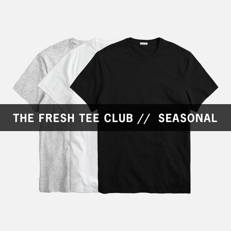 3 FRESH TEES EVERY SEASON // COMBED