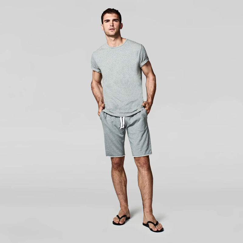 The Bundle // Combed T-shirt & Slim Short // Grey