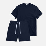 The Bundle // Combed T-shirt & Slim Short // Navy