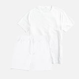 The Bundle // Combed T-shirt & Slim Short // White