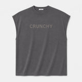 Crunchy Sleeveless Tee // Hand-Dyed Exclusive