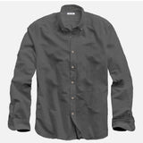 #morning grey_with white buttons
