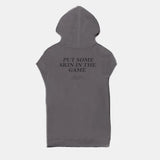 Nudist Club No-Sleeve Hooded // Hand-Dyed Exclusive