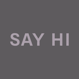 Say Hi T-shirt // Hand-Dyed Exclusive