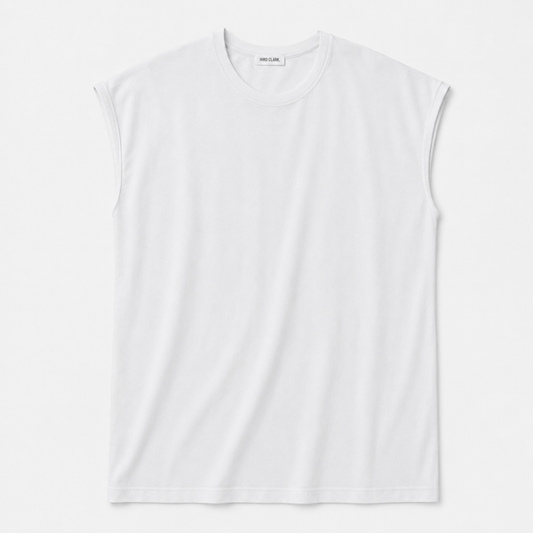 CDL Cutting Sleeveless Tee Sサイズ 白 Hiro Clark - The Sleeveless Tee // Combed Cotton