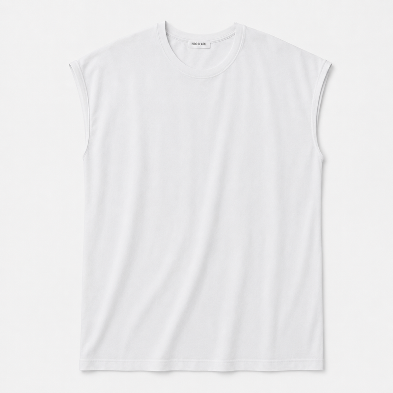 CDL Cutting Sleeveless Tee Sサイズ 白 Hiro Clark - The Sleeveless Tee // Combed Cotton
