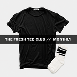 1 FRESH TEE EVERY MONTH // JERSEY + SOCKS