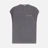 Uh Oh Sleeveless Tee // Hand-Dyed Exclusive