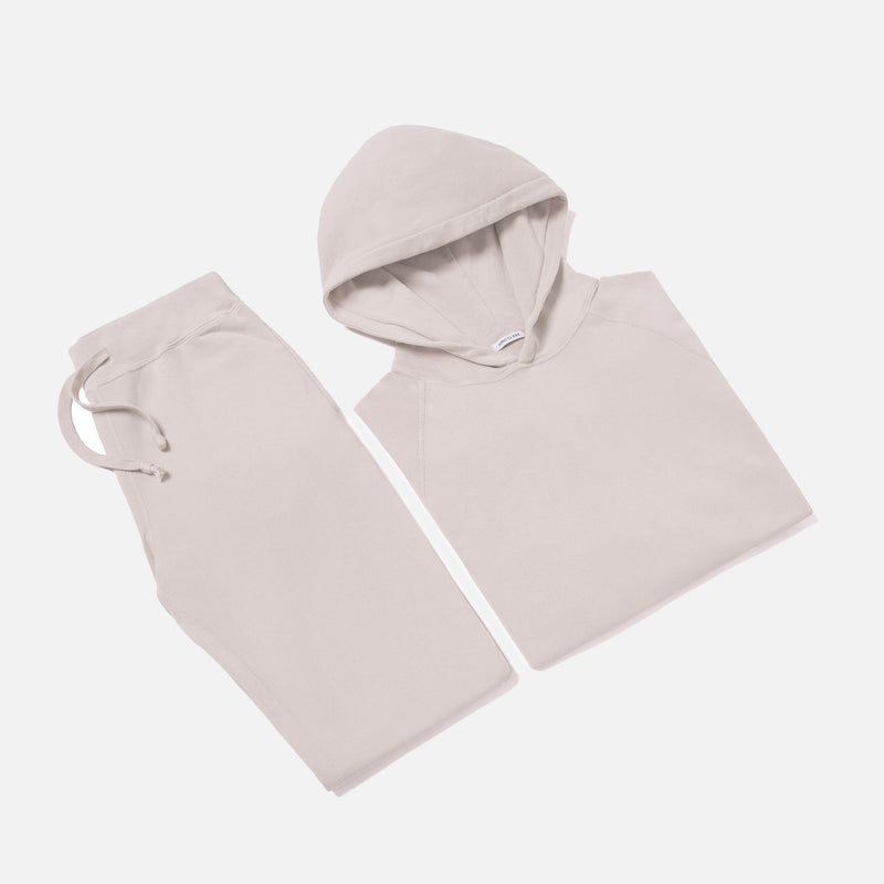 Sand hoodie and top jogger set