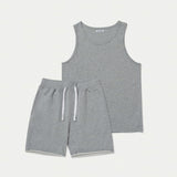 The Bundle // Tank & Slim Short // Grey