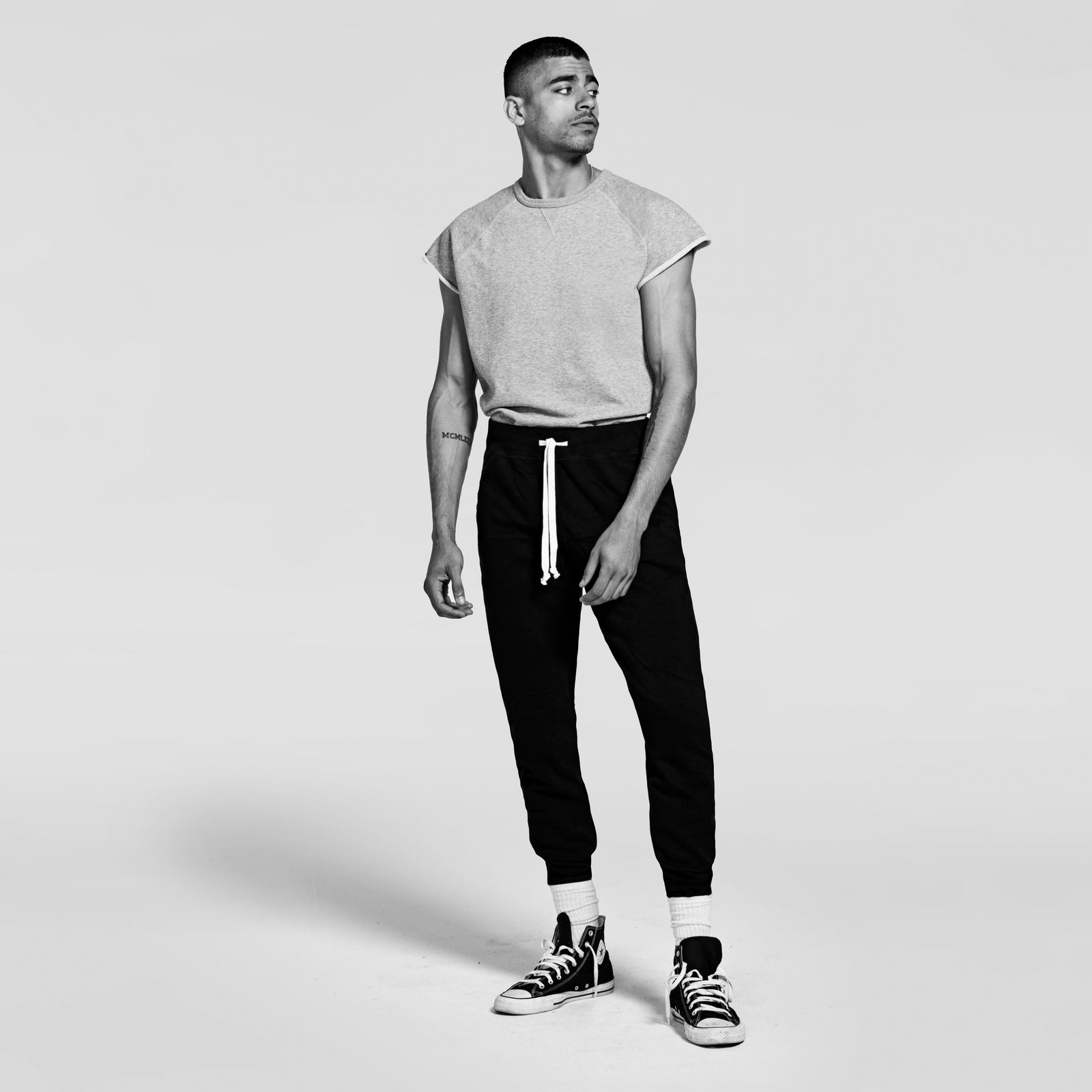 トップス NO ROLL NR25-S&W V NECK SWEAT Flip Coast Reversible Snap Mock Sweatshirt