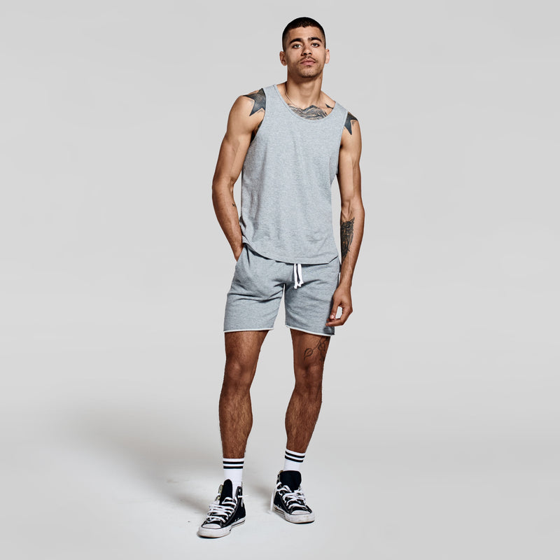 The Bundle // Tank & Slim Short // Grey