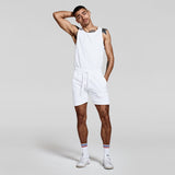 The Bundle // Tank & Slim Short // White