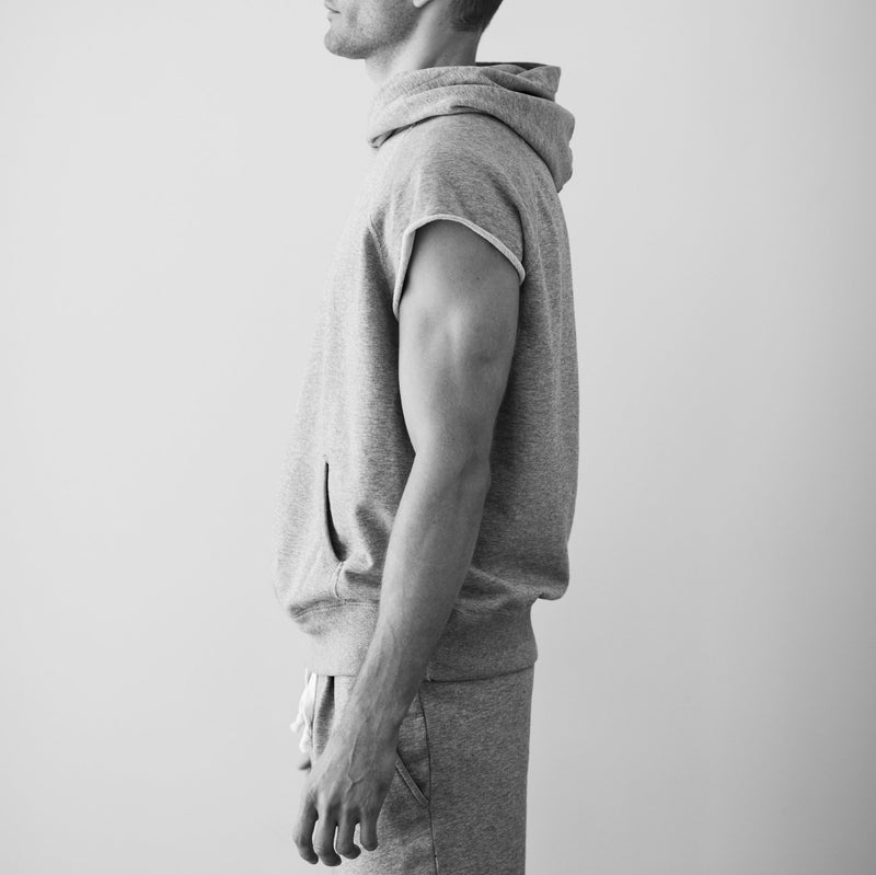 Black hoodie 2025 with grey sleeves